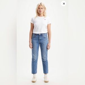 LEVI’S Cropped Original 501 in Size 29